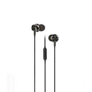 Astrum EB160 fekete sztereó fülhallgató mikrofonnal, 3,5 mm-es jack - Astrum