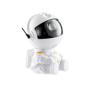 XO CF4 astronaut star and galaxy projector, white, side view - Night Light, Projector