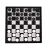2-in-1 Magnetic Chess and Checkers Travel Game set checkers board view