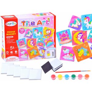 ColorDay Set de pictură magneți Unicorn - 10 bucăți, magneți de frigider DIY pentru copii - Nonbrand Jocuri si jucarii creative