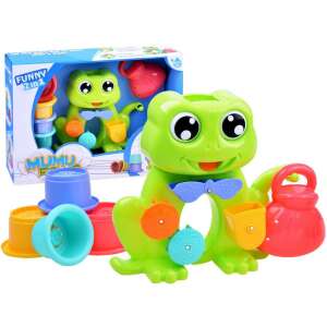 Mumu Frog Funny 2 in 1 Bath Toy with Cups and Water Pouring Features - Bath Toy