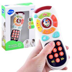 Hola Interactive TV Remote Control Toy for Kids, with Large Buttons, 6 Months+ - Nonbrand Interactive Kids' Toy