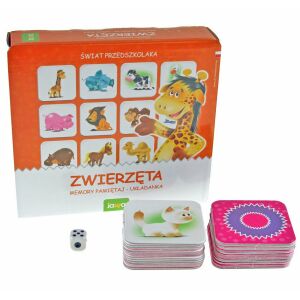 Állatos Memória Játék - 32 Kártya