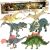 Dinoszaurusz Figurák 6-Piece Dinosaur Figure Set Unboxed