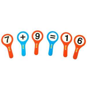 Dieliky hry Liczmany i figury, matematická hra pre deti, učenie sa čísel a tvarov - Hračky pre rozvoj škôlkarov