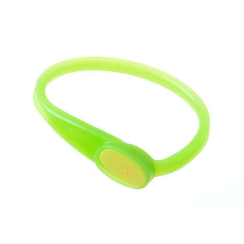 Green silicone no-tie shoelace, easy to put on and take off