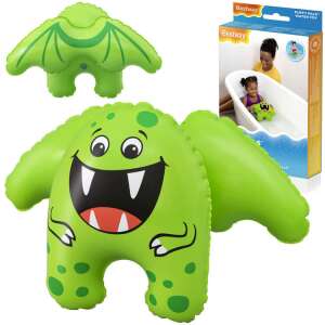 Bestway Puffy Pals Water Toy, green monster inflatable bath toy with wings, for kids - Babies & Toddler