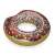 Bestway 107cm Donut Swim Tube, nafukovací plávajúci kruh do bazéna, čokoládový donut s posýpkou, veľkosť pre dospelých a deti