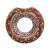 Bestway 107cm Donut Swim Tube, nafukovací plávajúci kruh do bazéna, čokoládový donut s posýpkou, veľkosť pre dospelých a deti