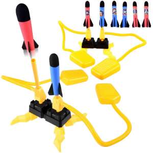 cannon rocket launcher with 6 foam rockets, outdoor game for kids and adults - Outdoor Toy