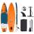 GOGO SUP board Beach Dolphin orange inflatable stand up paddle board with accessories