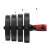 Adjustable dumbbell set, 30kg, black and red, 4FIZJO, close-up of the dumbbell