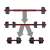 4FIZJO adjustable dumbbell set, 2x10kg, black and red, usage examples