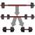 4FIZJO dumbbell to barbell conversion diagram