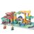 Ikonka Dinosaur Park Marble Run Toy Set with Figures