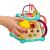 Ikonka 7-in-1 Interactive Learning Cube with Shape Sorter and Bead Maze for Toddlers