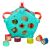 Ikonka 7-in-1 Interactive Learning Cube Shape Sorter with Colorful Blocks