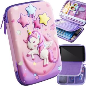 Maaleo Unicorn Pencil Case - Spacious Interior with Tablet Compartment - Pencil Case