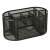 Kovový stolný organizér 9 priehradiek, black metal mesh desk organizer