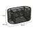 Kovový stolný organizér 9 priehradiek with dimensions, black metal mesh desk organizer