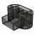 Kovový stolný organizér 9 priehradiek with drawer, black metal mesh desk organizer