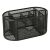 Kovový stolný organizér 9 priehradiek, black metal mesh desk organizer