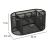 Kovový stolný organizér 9 priehradiek with dimensions, black metal mesh desk organizer