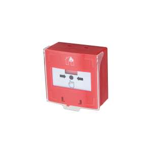 SCP-100-rd kézi tűzjelző, piros műanyag ház, nyomógomb, tűzvédelmi rendszer - Tűzjelző
