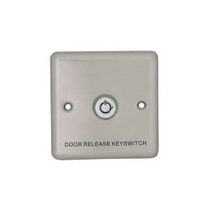 YKS-850S Kulcsos Kapcsoló, Ajtó Kioldó Kulcsos Kapcsoló, Rozsdamentes Acél, Szálcsiszolt Felület - Beléptető rendszer