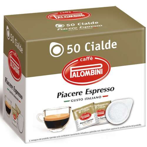 Palombini Piacere Espresso Kaffeekapseln, 50 Stück, italienischer Geschmack