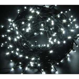 300 LED-es fehér karácsonyi fényfüzér, 24 méter hosszú, tökéletes beltéri és kültéri díszítéshez - Nonbrand Fényfüzér