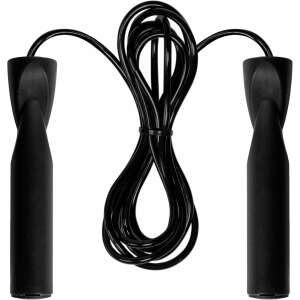 VirtuFit PVC ugrálókötél, fekete, edzéshez és fitneszhez - VirtuFit