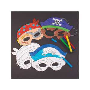 Playbox Kalóz Színezhető Papírmaszkok - 12 db 105252294 - Playbox