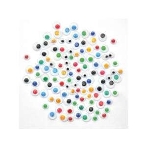 PlayBox 300 darabos színes szemek kézműves készlet, két méretben - Playbox