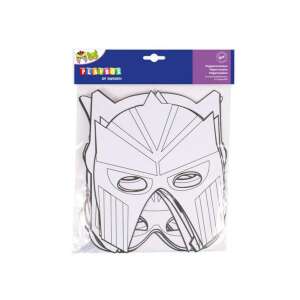 PlayBox of Sweden 12 pack superhero paper masks for kids, DIY coloring and decorating - Playbox