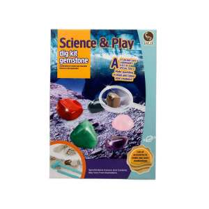 Science & Play Edelstein-Grabungsset, ein lustiges und sicheres Laborset mit Spezialwerkzeugen, um funkelnde Kristalle herzustellen und deine Kreationen zu färben - Wissenschaftliche und Entdeckerspiele