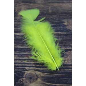 Sárga dekor tollak, 60 darab - Őszi dekorációs kellék