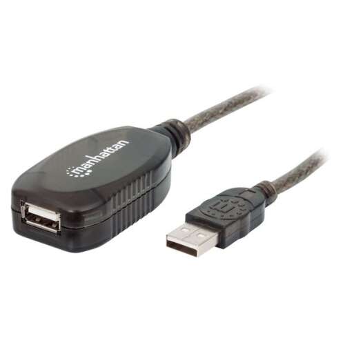 Manhattan USB 2.0 aktív hosszabbító kábel, 10 méter - Manhattan