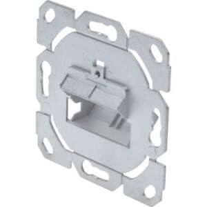 Digitus DN-93831 Keystone holder, 2-gang, white, angled view - Digitus