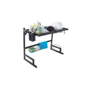 Tăviță de uscare pentru chiuvetă cu depozitare pentru tacâmuri decupate 105257353 - Scurgator vase