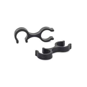 Fekete műanyag nordic walking bot összekötő, 2 db-os csomag - Túrabot