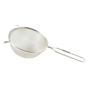 Český 16 cm cínovaný sitko, z nehrdzavejúcej ocele, na cedenie polievok a omáčok - Cedidlá a sitá