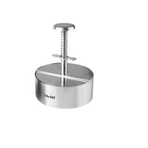 Presă de hamburgeri Ibili din oțel inoxidabil, 11,4 cm - Grătar de grădină, unelte de gătit
