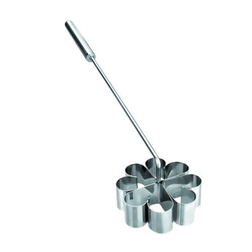 Ibili stainless steel heart shaped waffle maker