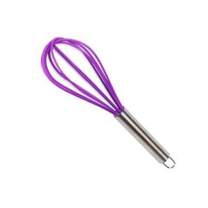 Purple silicone whisk with stainless steel handle, Ibili brand - Ibili
