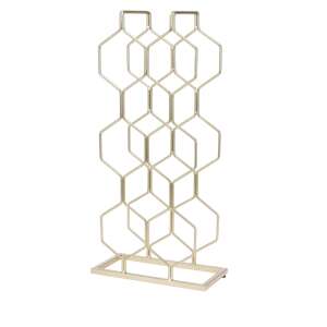 Goldfarbener Weinflaschenhalter aus Metall, für 8 Flaschen, Home&Styling Collection - Barzubehör