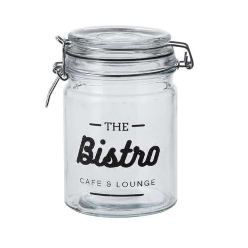 Szklany słoik do przechowywania z hermetyczną pokrywką The Bistro Cafe & Lounge