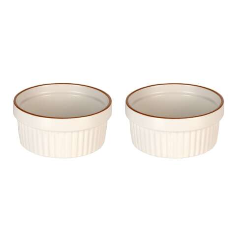 2 darabos fehér kerámia ramekin szett, Excellent Houseware márka - Excellent Houseware