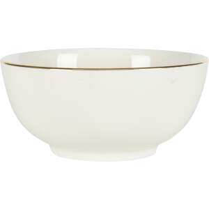 Siaki Kollekció porcelain bowl with gold rim, 19x9 cm, 1.5 l - Bowl