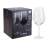 Excellent Houseware crystal wine glasses, 4 pack, 8x24 cm, 690 ml, clear
